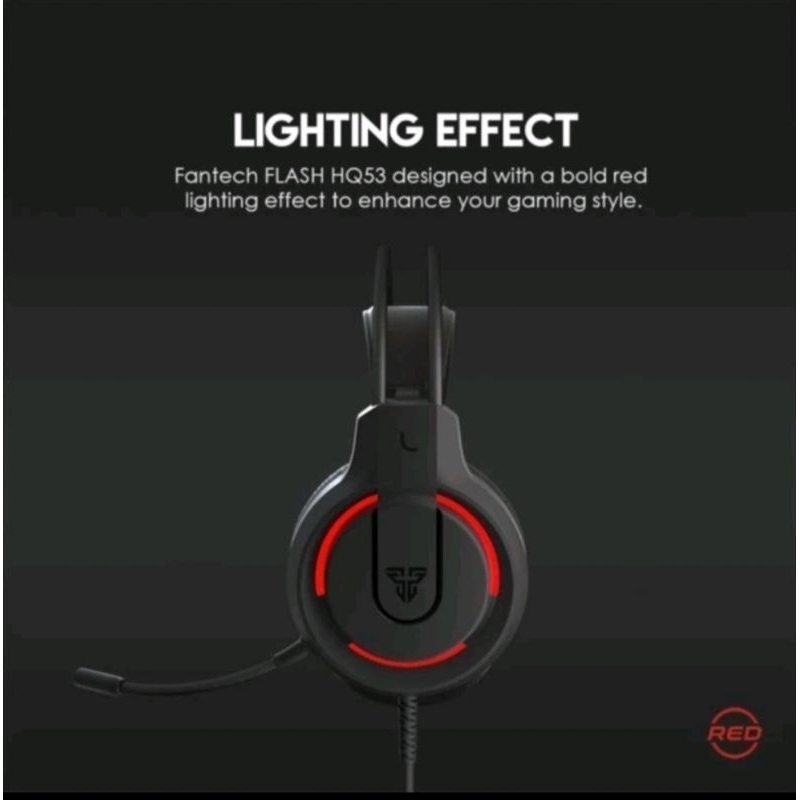 TERBARU HEADSET GAMING FANTECH HQ53 - HEADPHONE FANTECH HQ-53