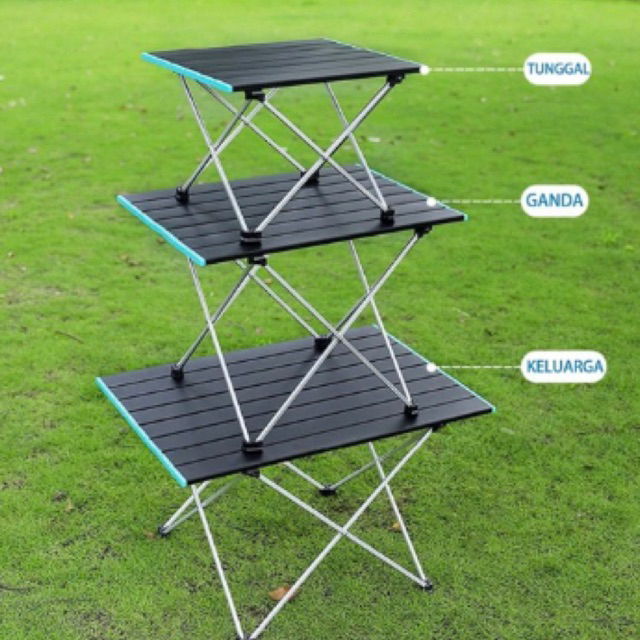 Meja lipat/Meja Lipat Outdoor Aluminium/Meja Lipat Camping/Meja Lipat Portable/meja lipat meja