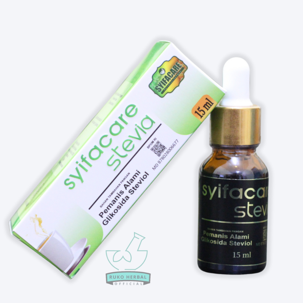 

Gula Stefia Nol Kalori Sugar Royal Stevia Pemanis Alami Ekstrak Stevia Cair Original 15 ml