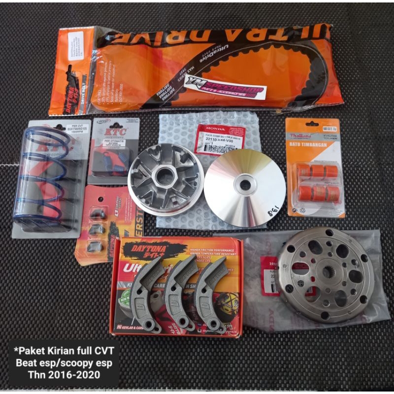 PAKET KIRIAN CVT paketan kirian cvt FULL PNP BEAT ESP 2016 2019 SCOOPY ESP 2016 2020 VARIO 110 FI ES