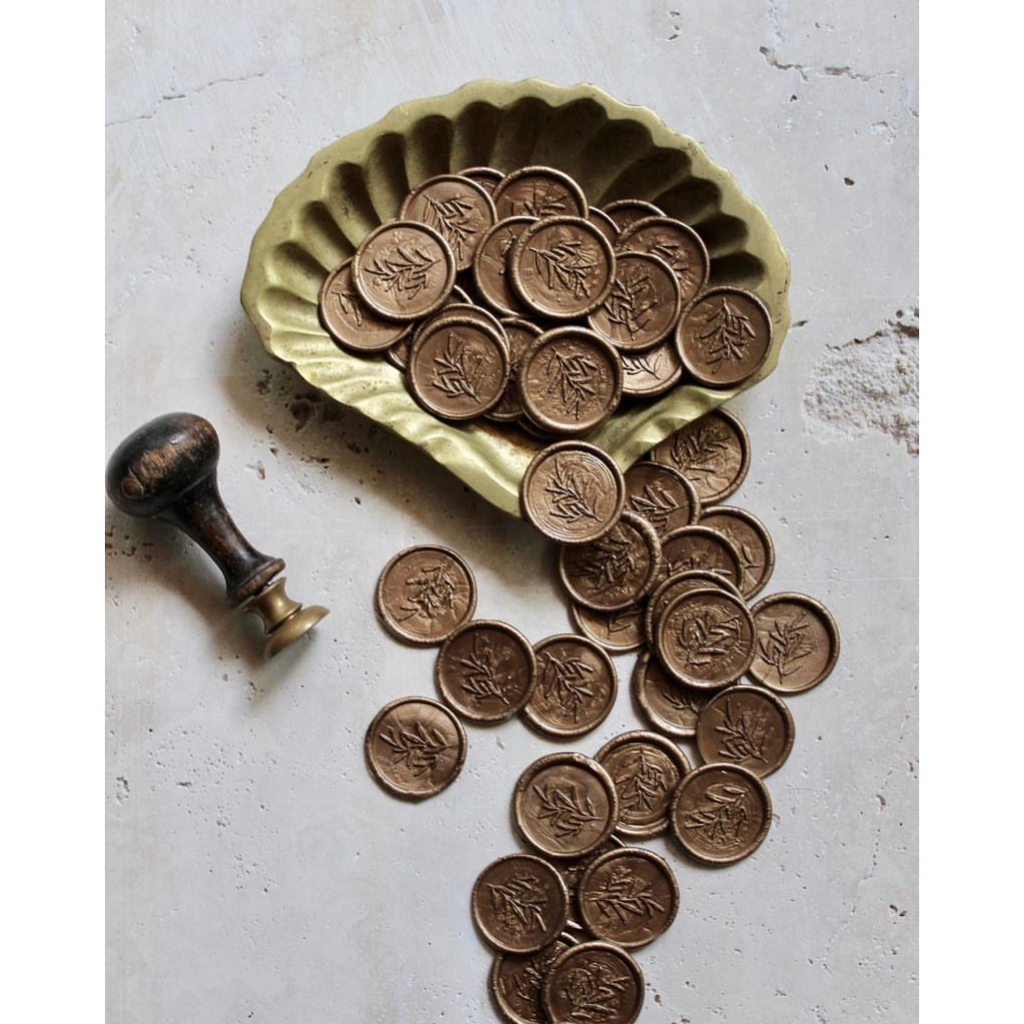 

STEVIA - 1 Pcs Wax Seal Sticker Undangan WAXSEALCOIN Vintage / Tanpa Minimum / 1 Pcs/ Termasuk Double tape / Lilin Wax Seal Vintage (promocoin)