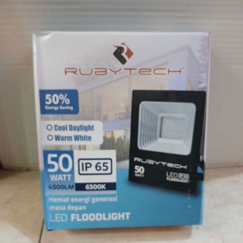 Lampu Sorot LED RUBYTECH 50WATT PUTIH