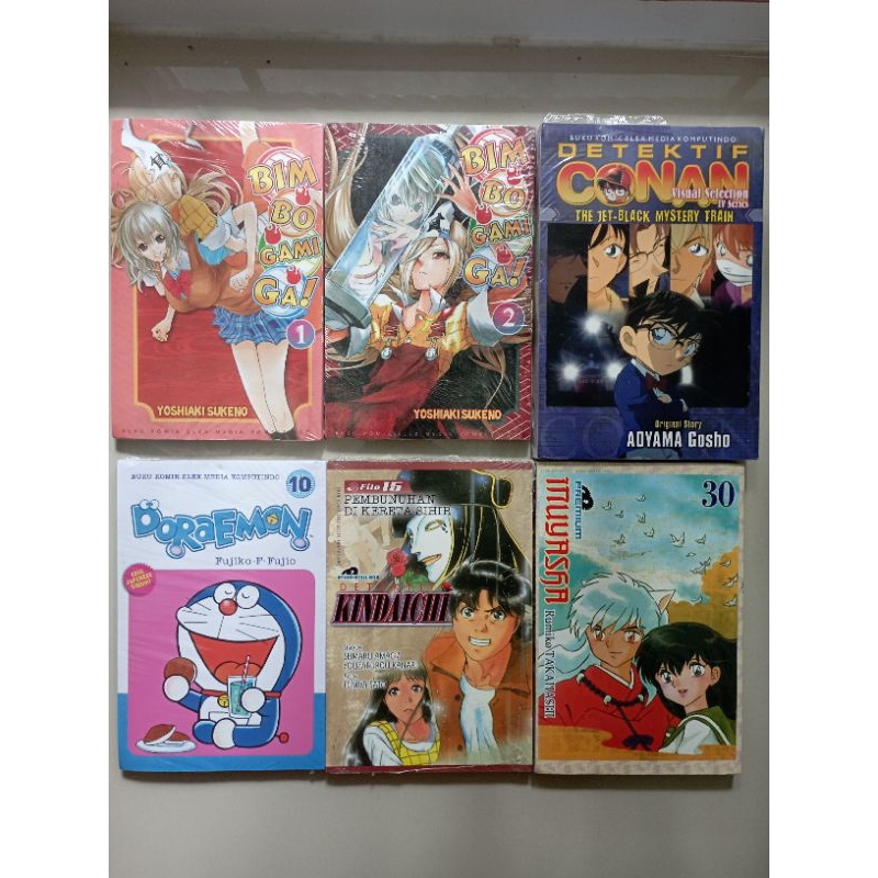 (ORI&SEGEL) OBRAL KOMIK CONAN - DORAEMON - KINDAICHI - INUYASHA - BIMBOGAMIGA