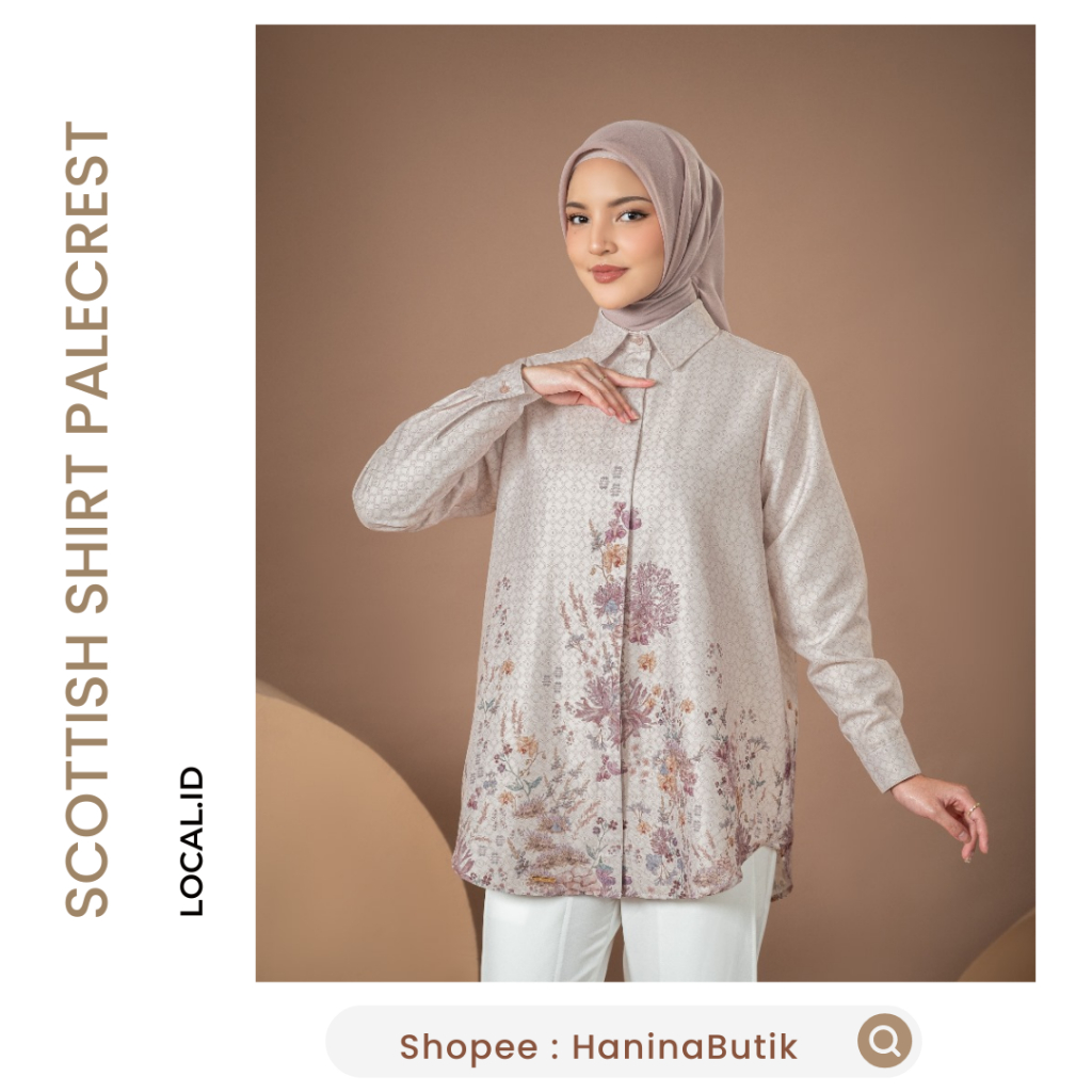 (𝗦𝗜𝗔𝗣 𝗞𝗜𝗥𝗜𝗠) SCOTTISH SHIRT PALECREST SIZE LXL by LOCAL.ID | KEMEJA RAYA SERIES HEYLOCAL | KEMEJA PR
