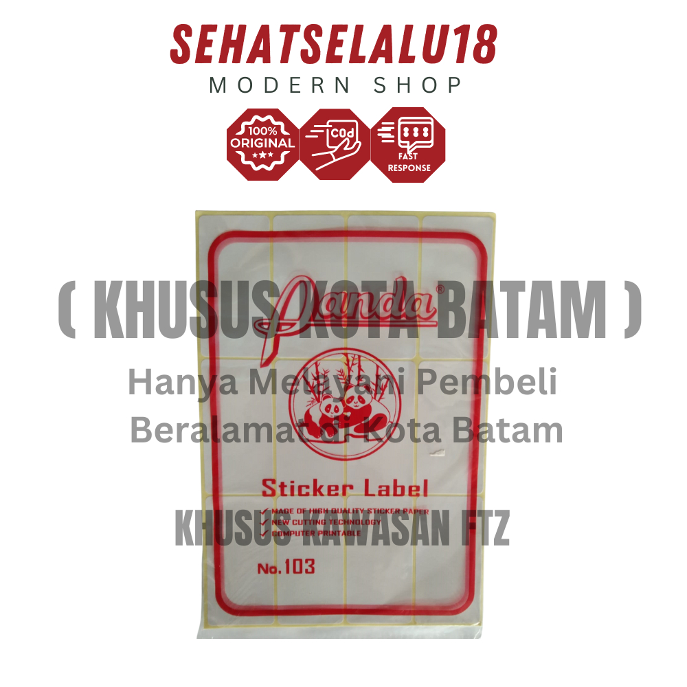 

Stiker Label Kertas Serbaguna - Merek Panda