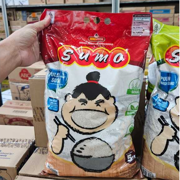 

BAG 5KG - BERAS SUMO MERAH - SANIA 5KG / BERAS PULEN SERTIFIKASI HALAL - LIVEpopP