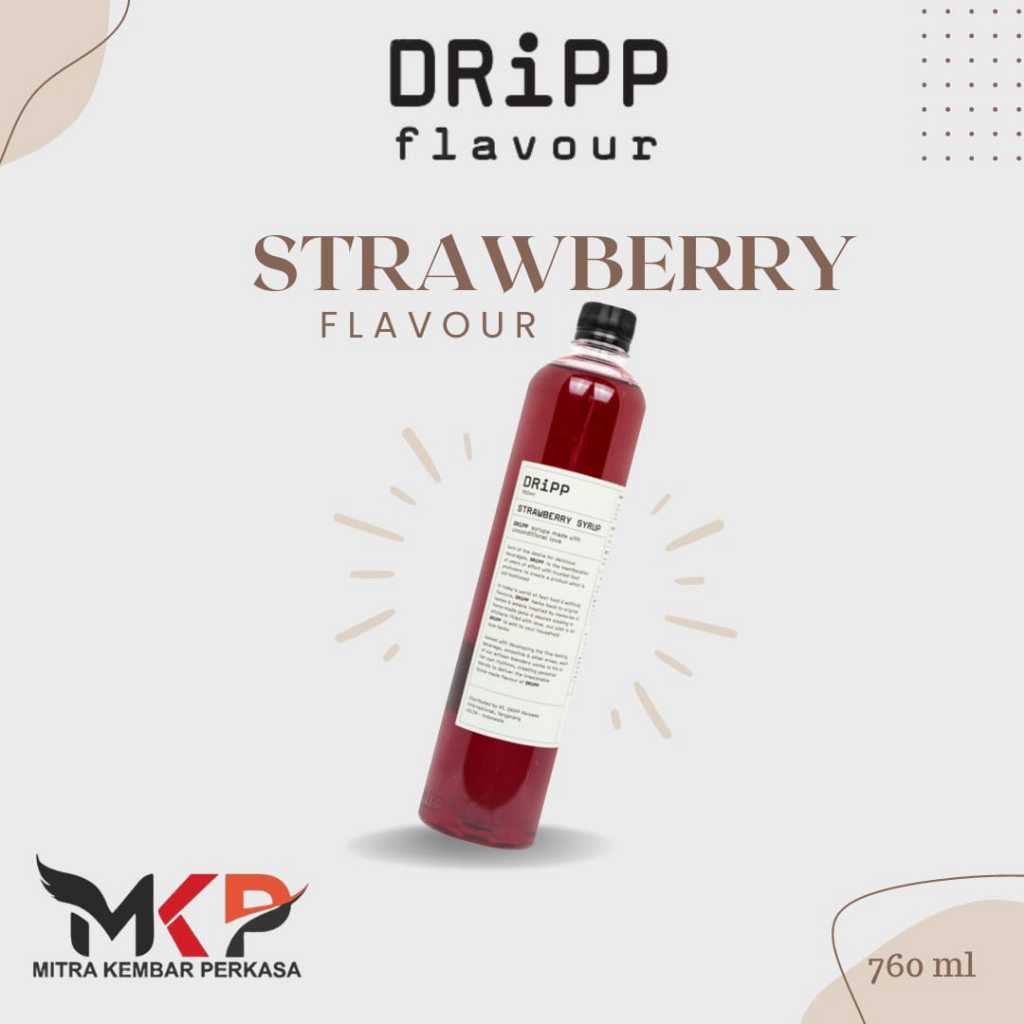 

DRiPP STRAWBERRY SYRUP - Gourmet Syrup-