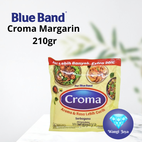

Margarin Croma 210gram Saset by BLUE BAND