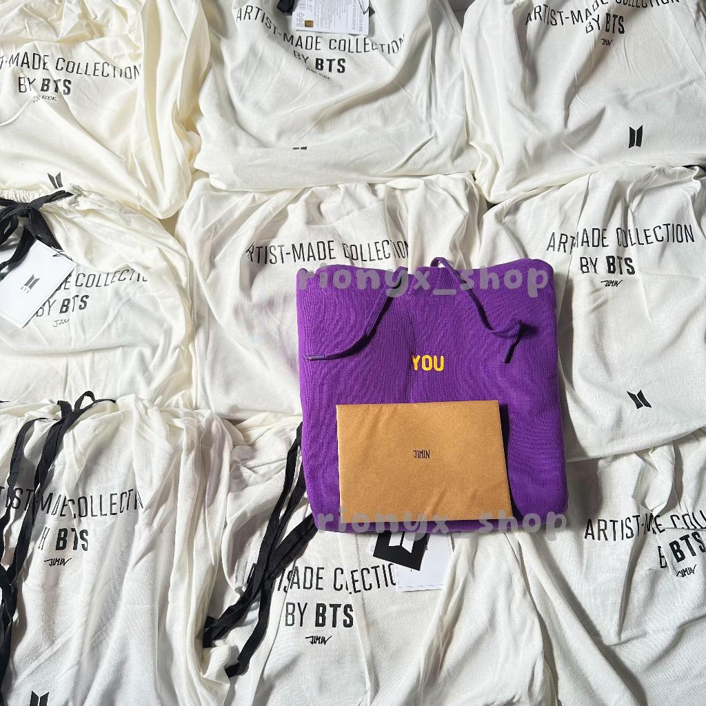 [READY STOCK] BTS ARTIST MADE COLLECTION - JIMIN WITH YOU HOODIE RED CARVING EARING