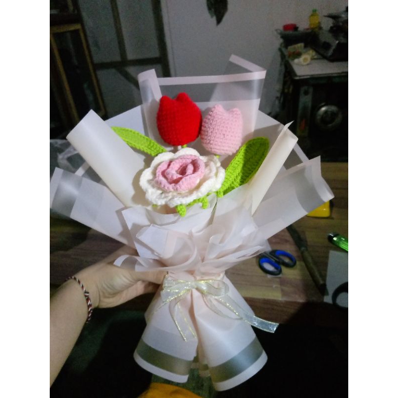 buket rajut murah//buket rajut lucu//buket bunga murah//buket bunga