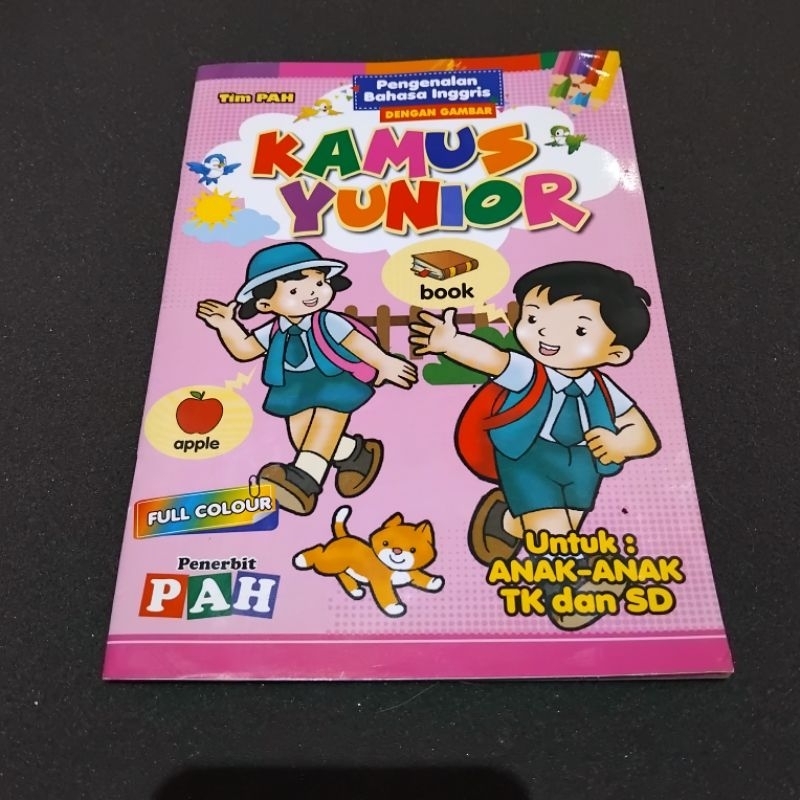 Buku Anak - Kamus Yunior Pengenalan Bahasa Inggris dengan Gambar Untuk TK SD - PAH