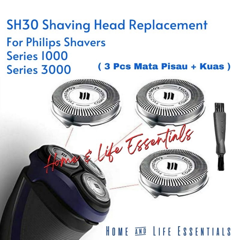 Mata Pisau Cukur Philips Shaver SH30 Replacement Head Refill Shaver Philips S Series