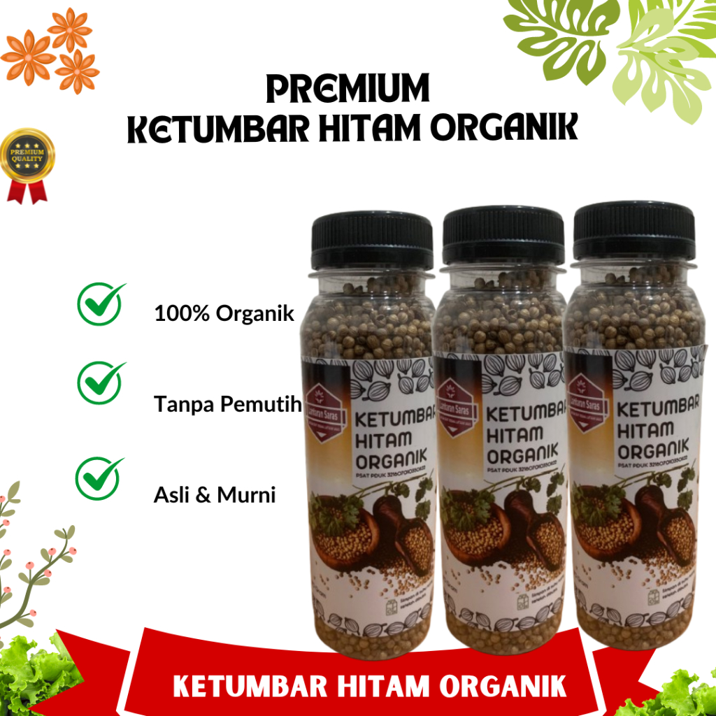 

Ketumbar Hitam Organik JSR [Lantaran Saras]-Premium Ketumbar Hitam Organik