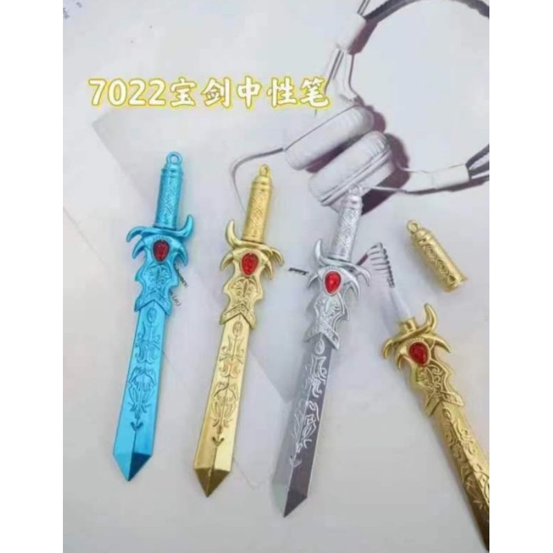 

12pcs Pulpen Pedang 7022