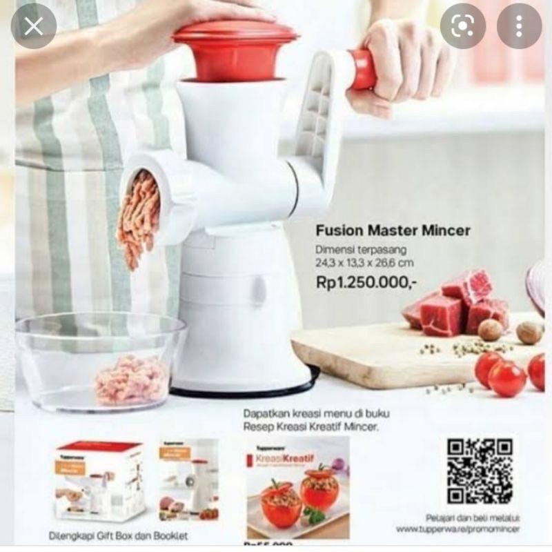 Mincer penggiling daging tupperware