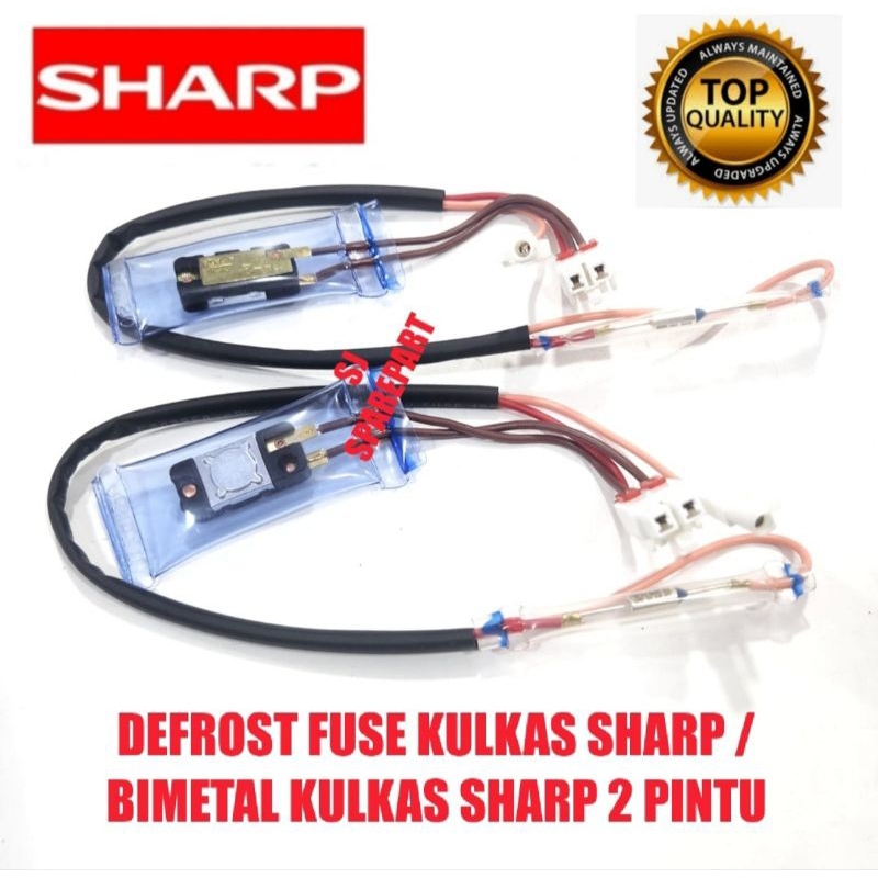DEFROST FUSE KULKAS SHARP / BIMETAL KULKAS SHARP 2 PINTU