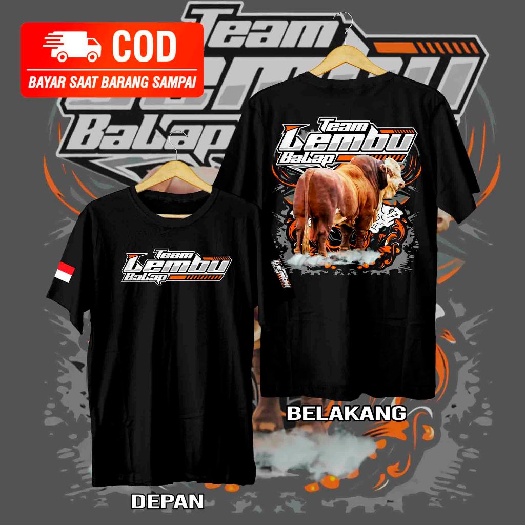 Kaos SAPI BALAP New Simental Pesona Lembu Tshirt Peternak Milenial Indonesia