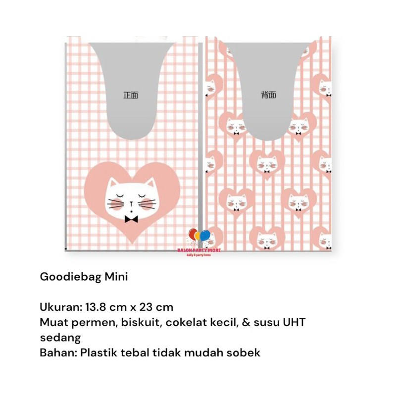 

(MINI KOTAK PINK ISI 5 LBR) Plastik Bingkisan Ikat / Bingkisan Snack Ikat Satuan Murah