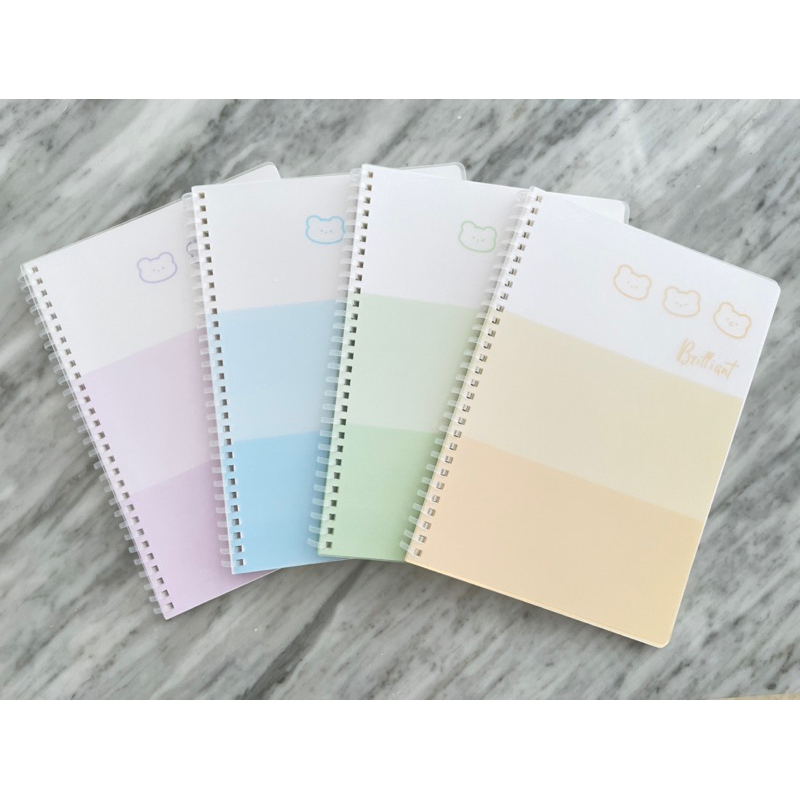 

Notebook Spiral A5 B5 Gradasi 3 Warna Soft Ring Wengu (SXQ-018)