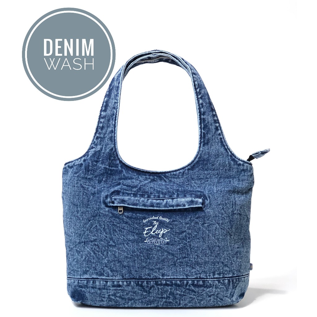 TAS TOTEBAG DENIM SENWASH NEW ART:BLUE JEANS