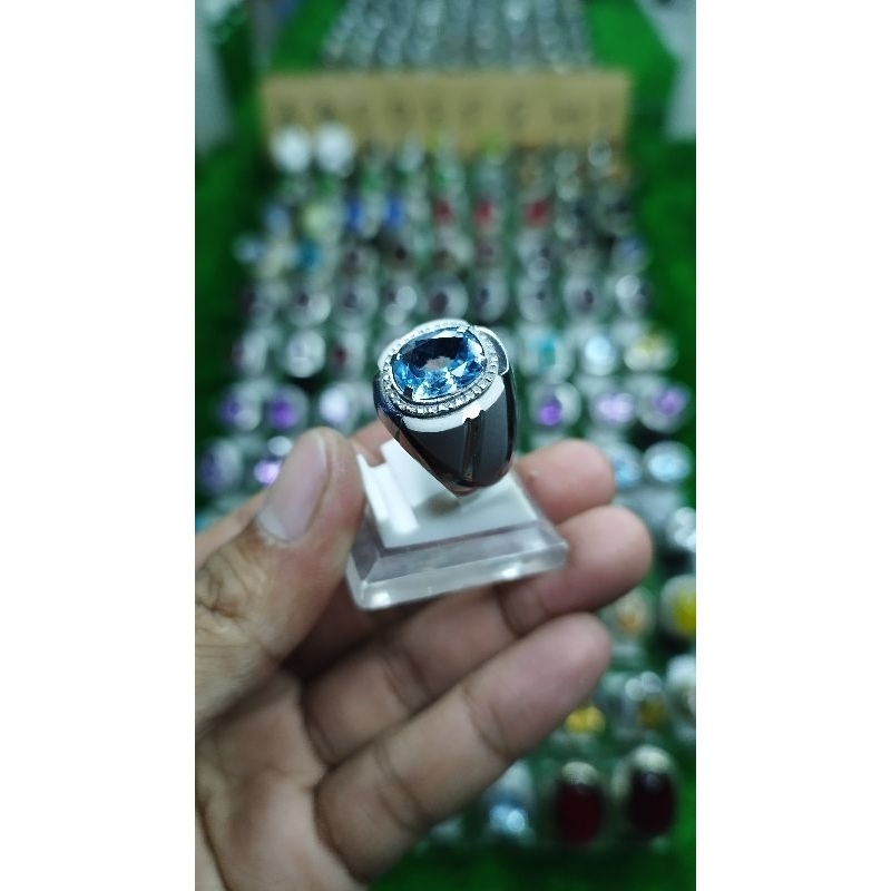 Natural Blue Topaz Swiss