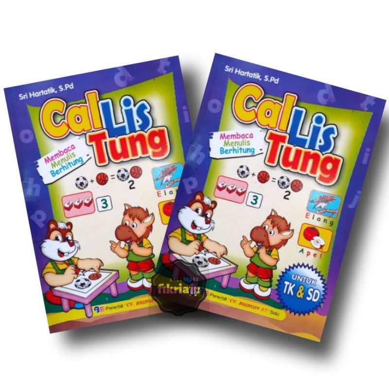 Buku Calistung Belajar Membaca Menulis dan Berhitung Untuk Anak TK dan Pra SD - Bringin