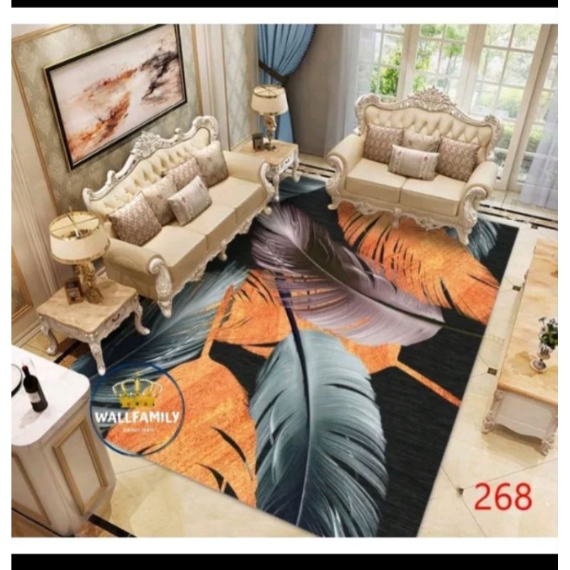 Karpet Lantai Eropa import uk 100x150cm