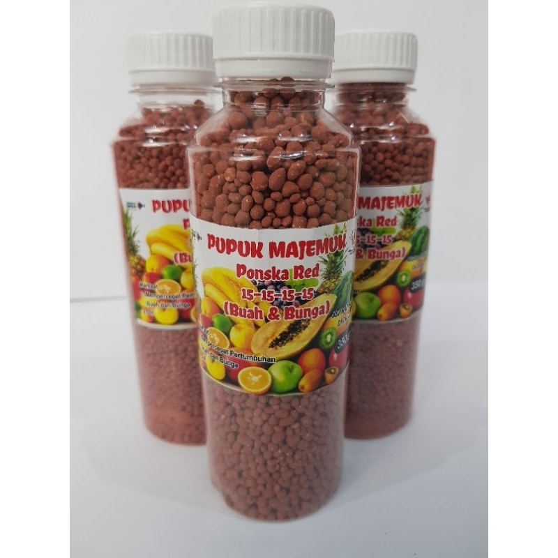 PUPUK PONSKA 15-15-15-15 (350 gram)/pupuk buah/pupuk tanaman/pupuk bunga