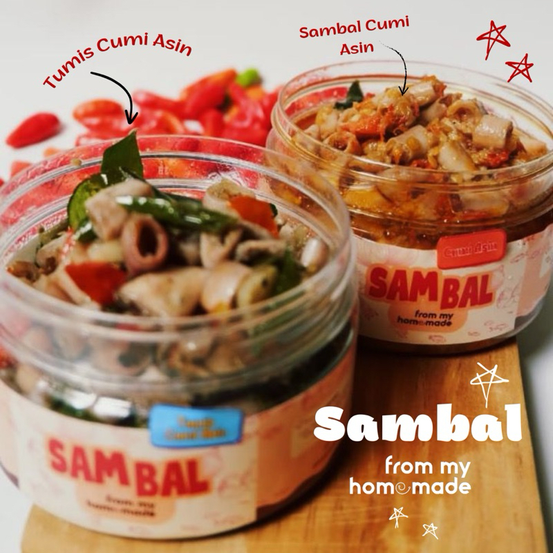 

Sambal From My Homemade- TUMIS CUMI ASIN 150gr
