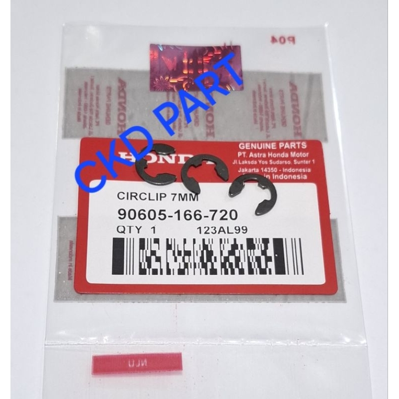KLIP CIRCLIP 7MM KANCING KAMPAS GANDA PCX ADV VARIO 125 VARIO 150  JUAL PER SET 1 SET 3 PC ORI