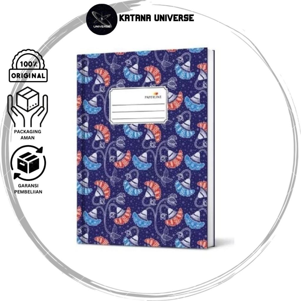 

Paperline Buku Hardcover Quarto/ Kwarto 100 Lembar
