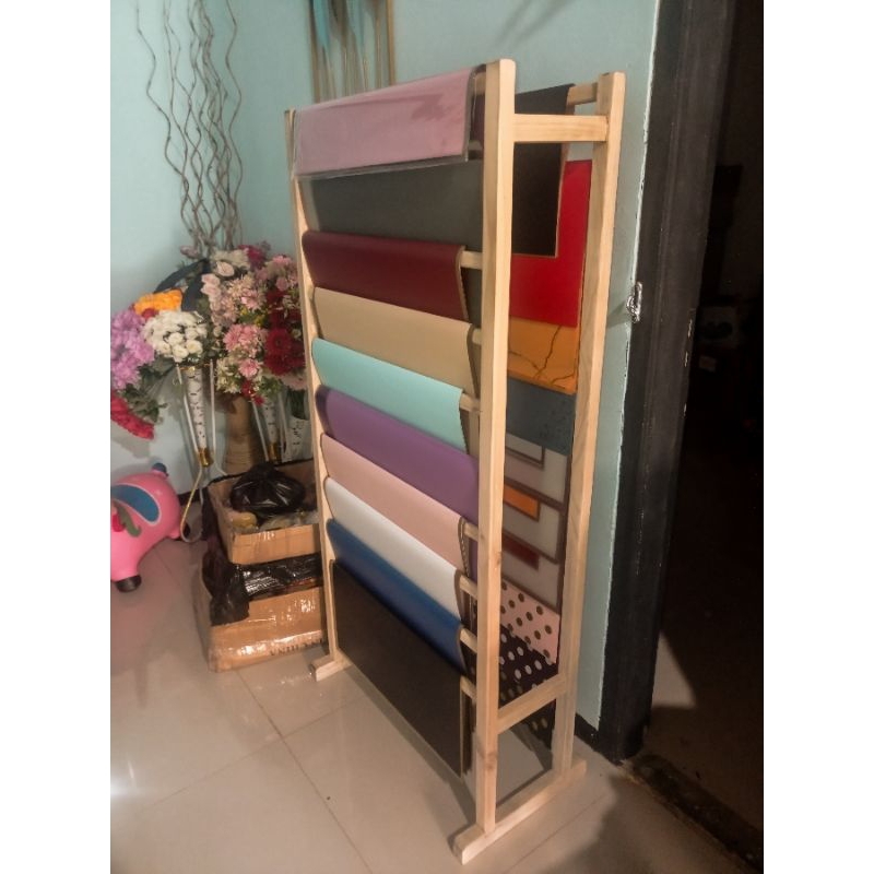 RAK DISPLAY KERTAS CELLOPHANE/HIJAB KERUDUNG DISPLAY