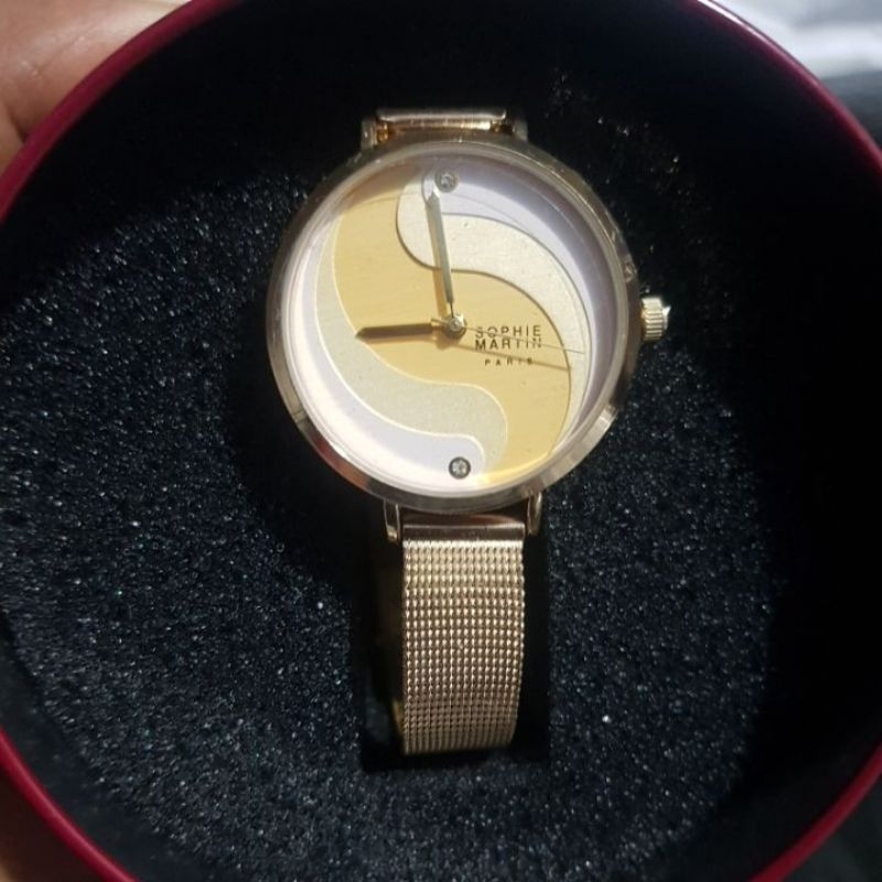 omie gold watch sophie/ jam tangan wanita omie gold/ sophie paris omie gold