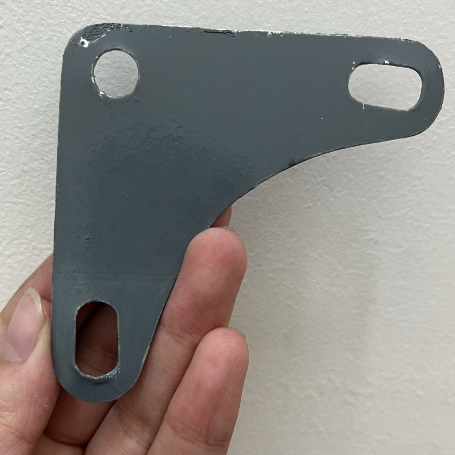 (PLAT SIKU RAK /PCS) Plat siku rak lubang abu abu
