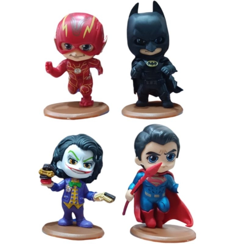 ACTION FIGURE JUSTIC LEAGUE FIGURE SUPERMAN COSBABY CHIBI BIG SIZE