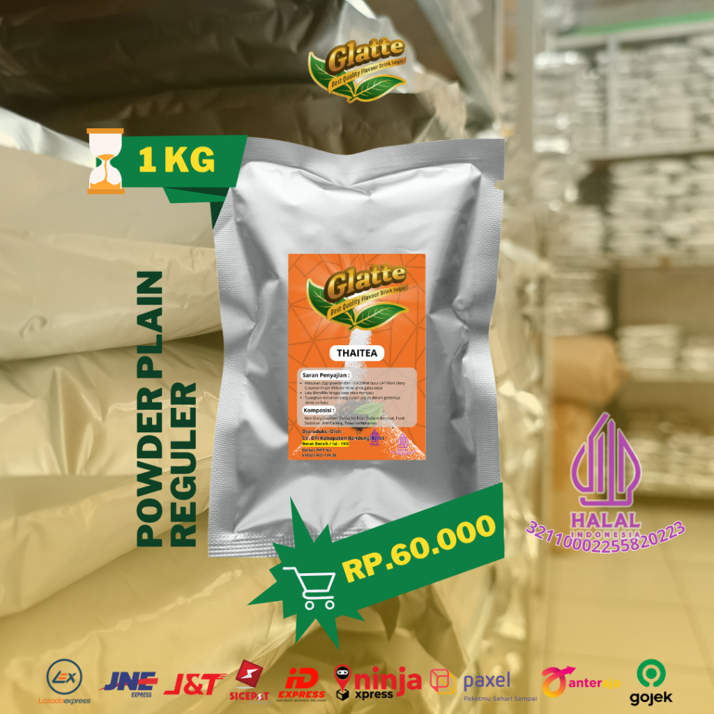 

Serbuk Minuman Thaitea Glatte / Powder Plain Glatte Thaitea