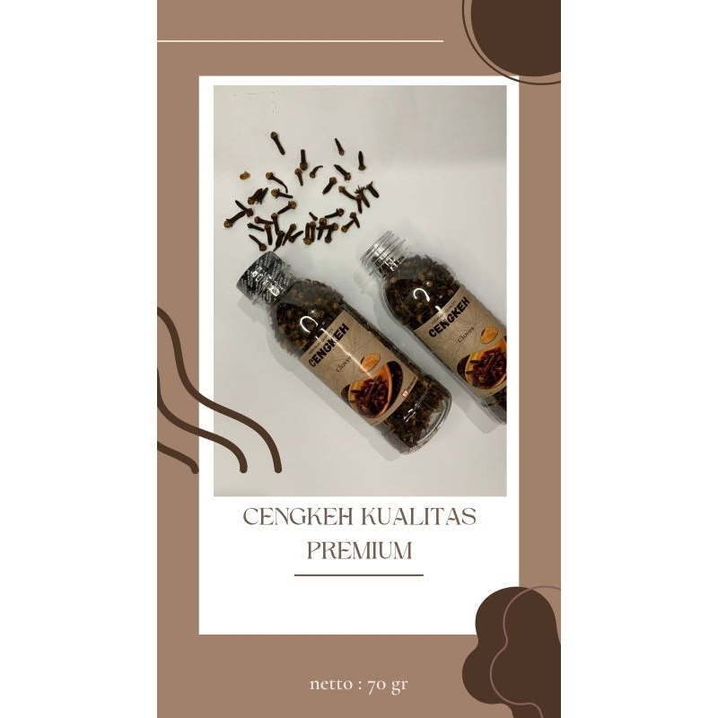 

CENGKEH PREMIUM MURNI 100% CENGKEH KERING KEMASAN 70GR