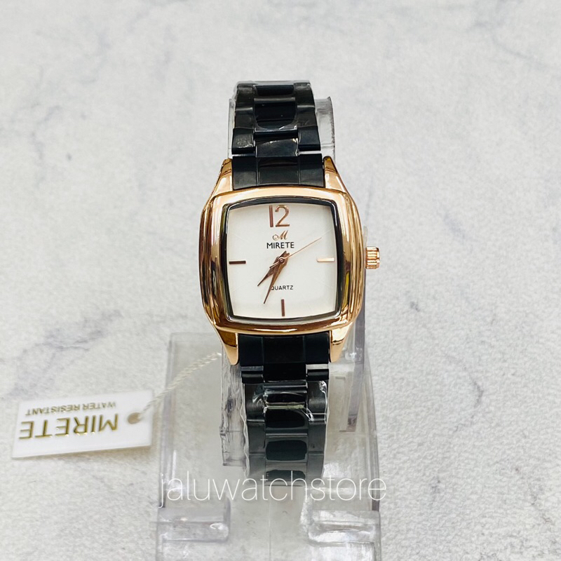 JAM TANGAN WANITA MIRETE SQUARE ORIGINAL