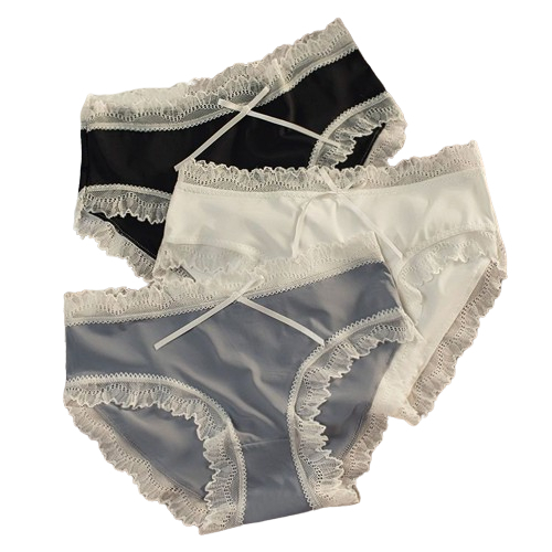 MISS'O CD1497 Celana Dalam Polos CD Seamless Pita Renda Underwear CD Motif Underwear Sexy Sempak