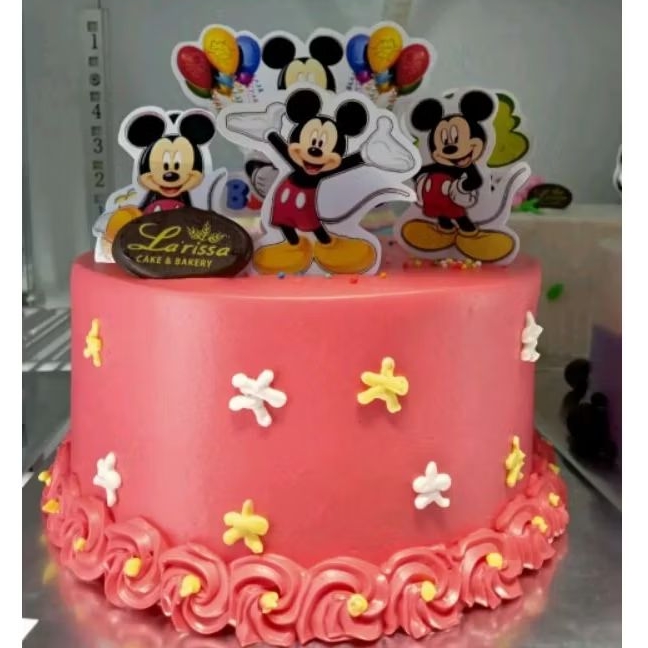 

Kue tart karakter Mickey mouse - kue ulang tahun anak - birthday cake black forest