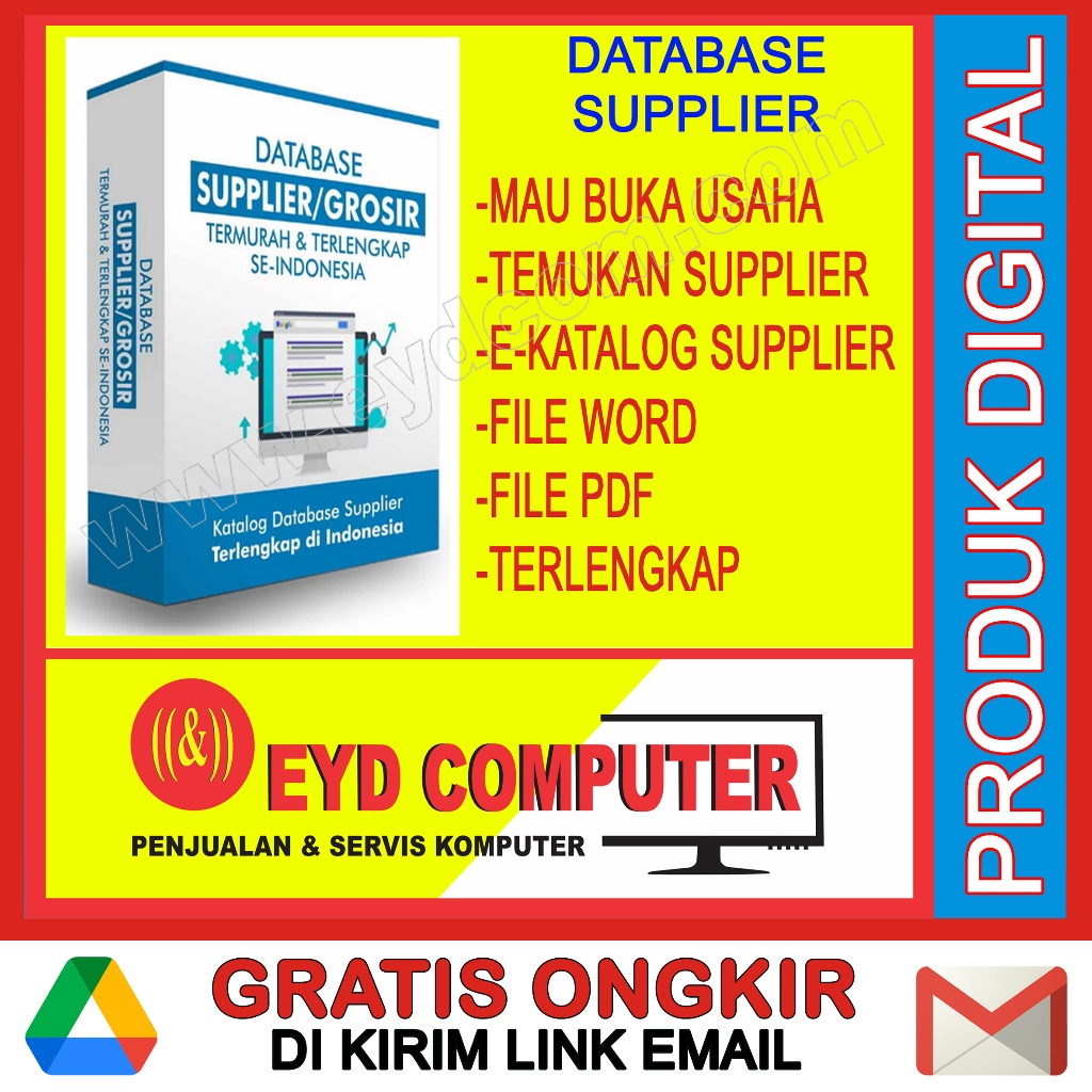 DATABASE SUPPLIER DISTRIBUTOR GROSIR TOKO TERLENGKAP
