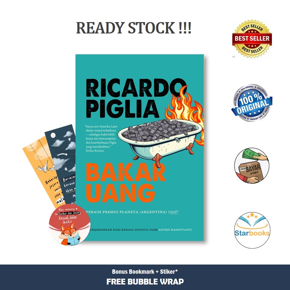 Marjin Kiri - Buku Bakar Uang By Ricardo Piglia (Novel)