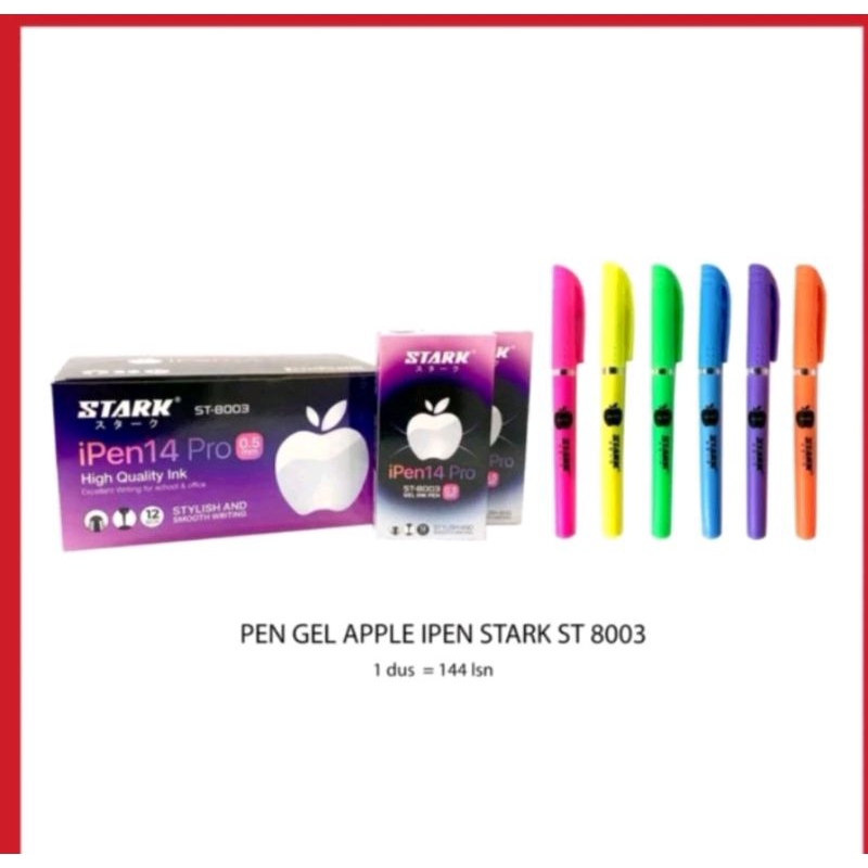 

(12pcs) pulpen gel IPEN 14 PRO STARK