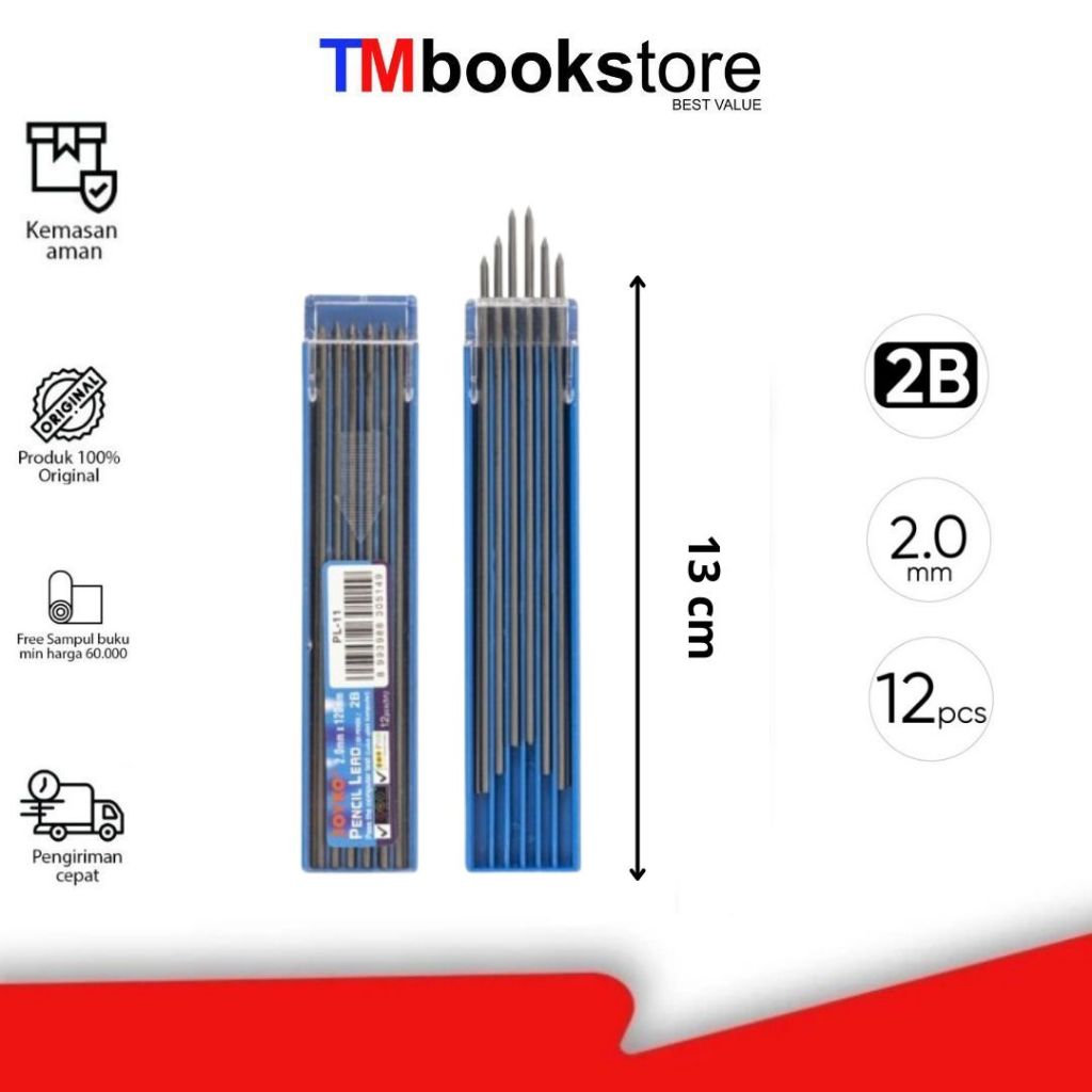 

PENCIL REFILL LEAD PL-11 2B 2.0MM JOYKO