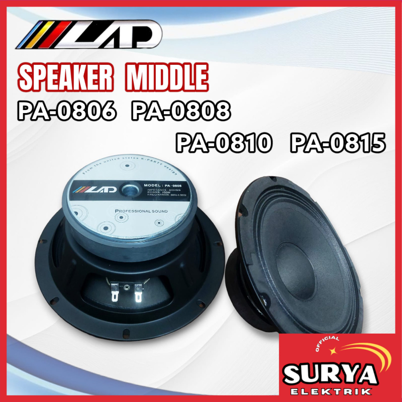 Middle Speaker LAD 4 / 5 / 6.5 / 8 / 10 / 12 / 15 Inch Professional Sound 30 - 300 Watt