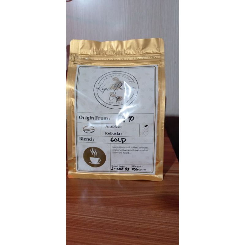 

bubuk kopi panen gayo gold