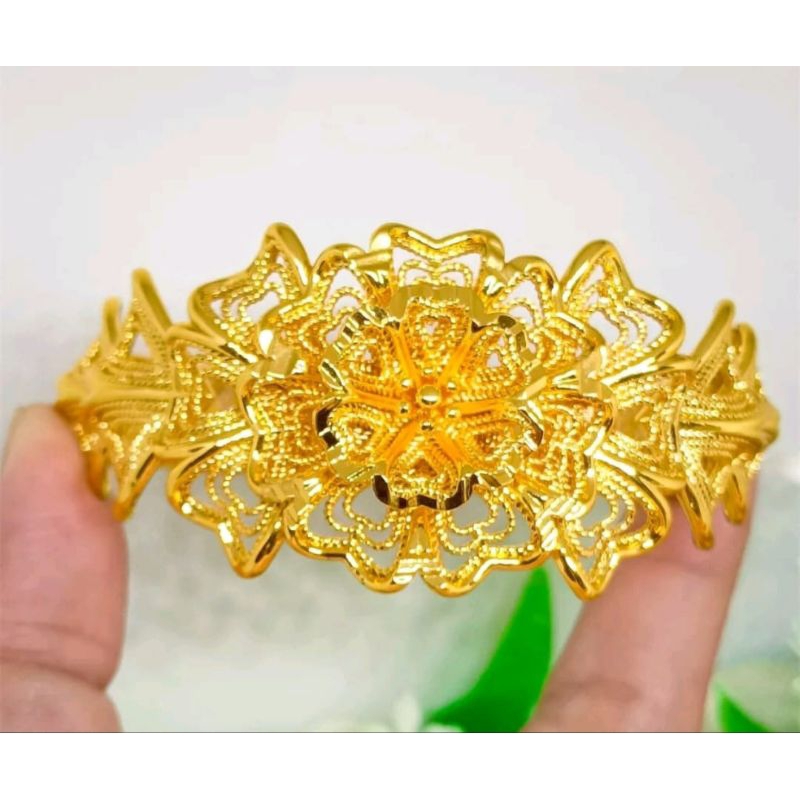 Gelang Bangle Dubai bunga kendari fashion Dubai xuping terbaru