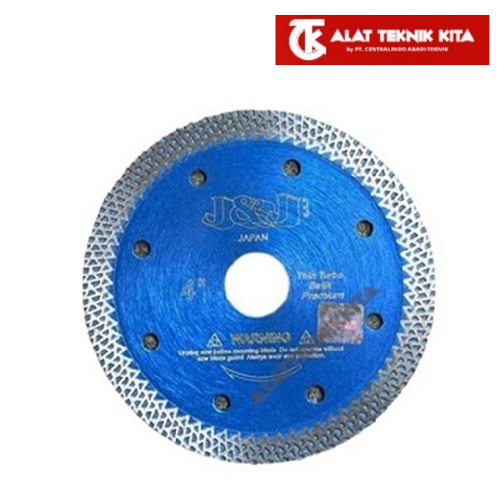Diamond Wheel / Mata Potong Keramik 4" Batik Premium J&J / J & J / JJ