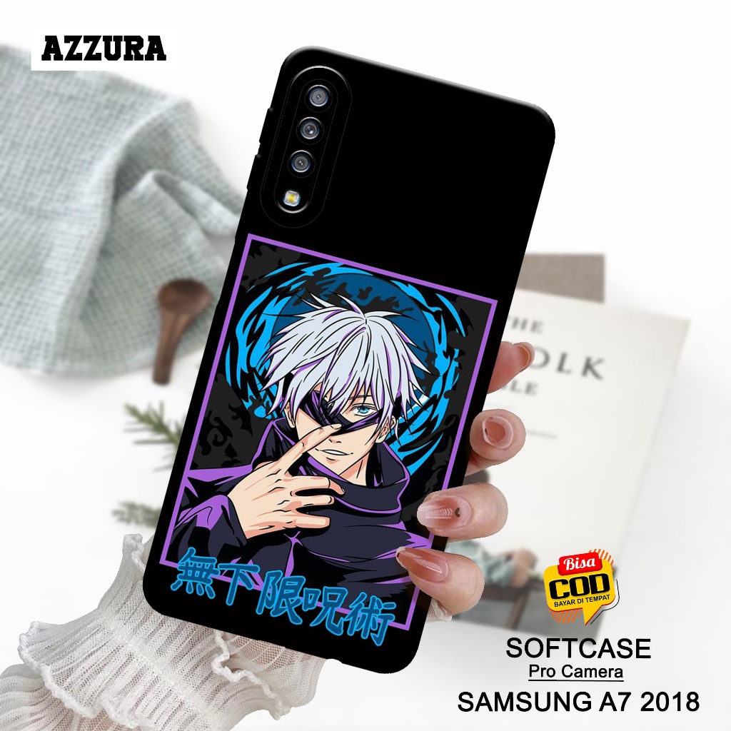 AZZURA - Case Samsung A7 2018 Terbaru - Fashion Case Anime - Softcase Samsung A7 2018 Terbaru - Casi