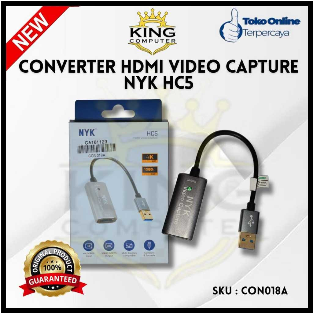 CONVERTER HDMI VIDEO CAPTURE NYK HC5-VIDEO CAPTURE